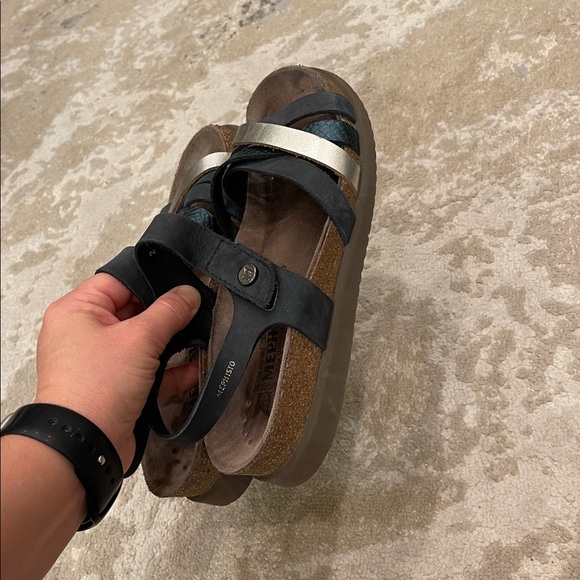 Mephisto Halinka Sandal Navy Sandalbuck Size 37 - Picture 5 of 9